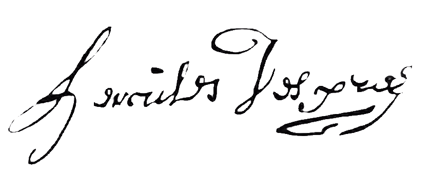 Signature of the first Du Preez in South Africa
